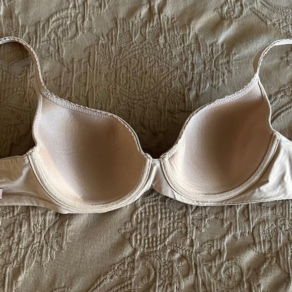 Three (3) Body by Victoria Lined Demi Underwire Bras 32DD in Nude - Picture 8 of 9